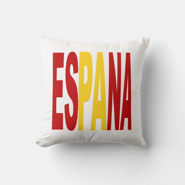 SPANA white decorative cushion (Front)