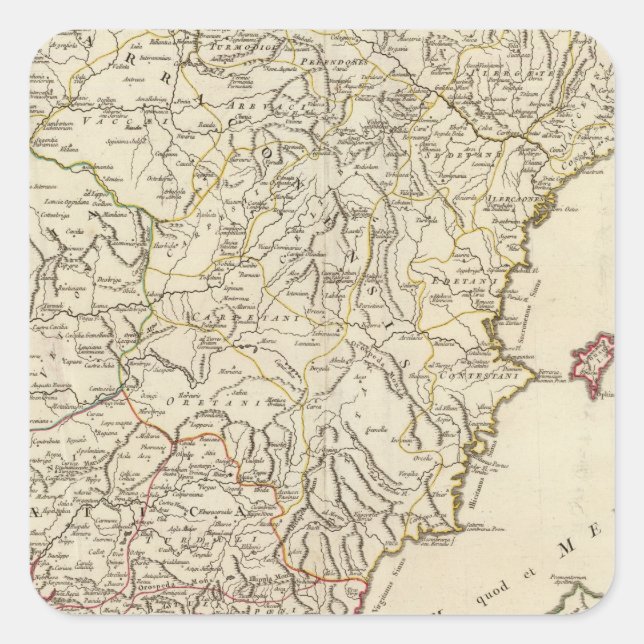 Spance and Portugal 2 Square Sticker (Front)
