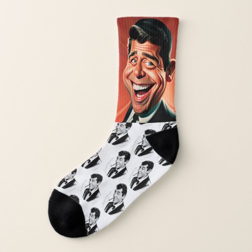 Spandex Comic Sox  2 to a Pair Socks