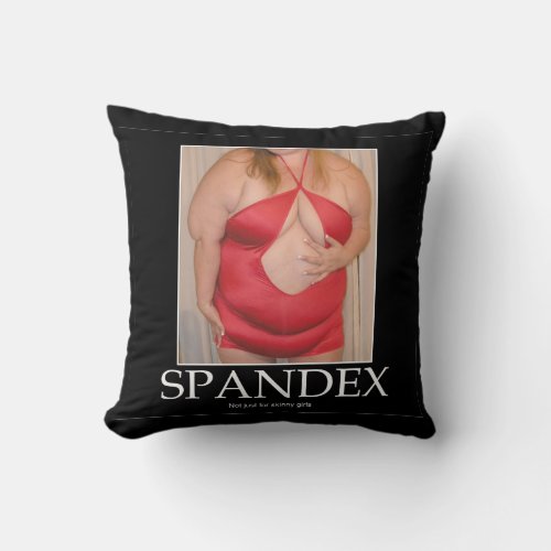 SPANDEX THROW PILLOW