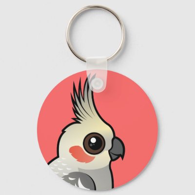 Spangled Cockatiel Keychain