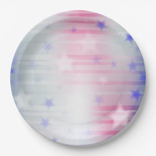 SPANGLED July 4th Party Paper Plates