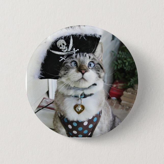 Spangles says "Aye Aye Captain!" Button (Front)