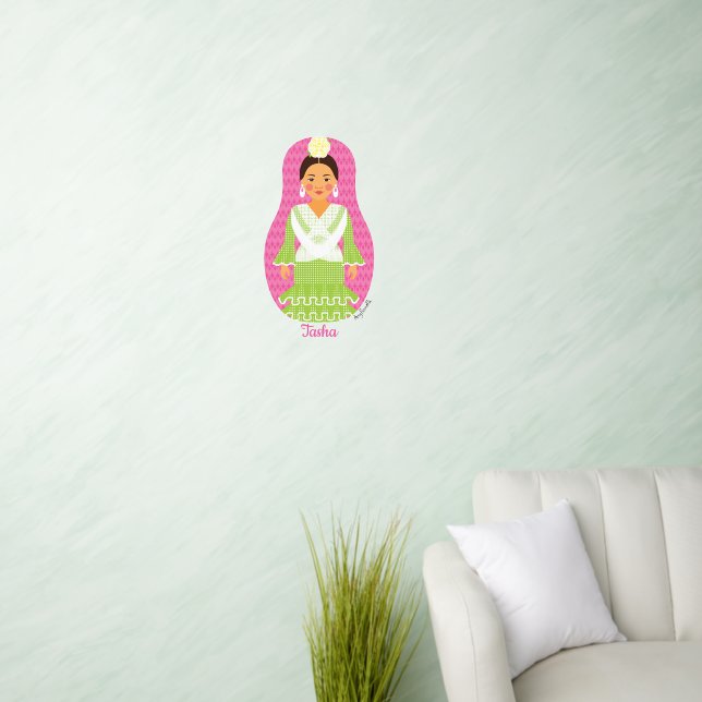 Spaniard Matryoshka Wall Decal (Living Room)