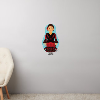 Spaniard Red Dress Matryoshka Wall Decal
