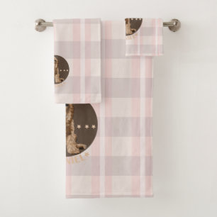 Spaniel bath towel set