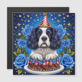 Spaniel Birthday Dog Festive Party 🎉🐶🎂✨ (Front/Back)