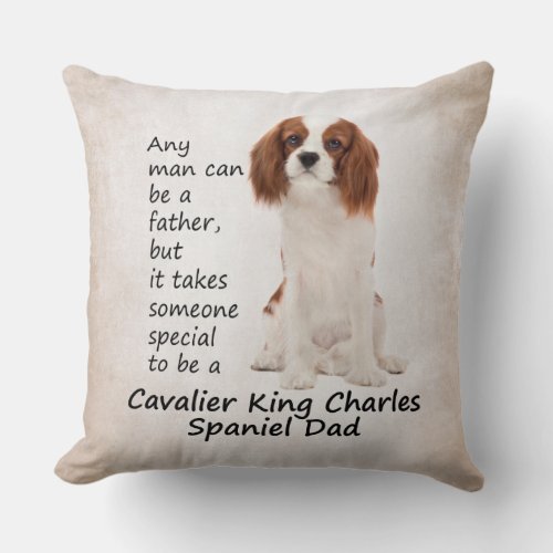 Spaniel Dad Pillow