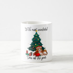 spaniel dog it's the most wonderful time coffee mug