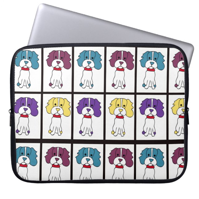 Spaniel Laptop Sleeve (Front)