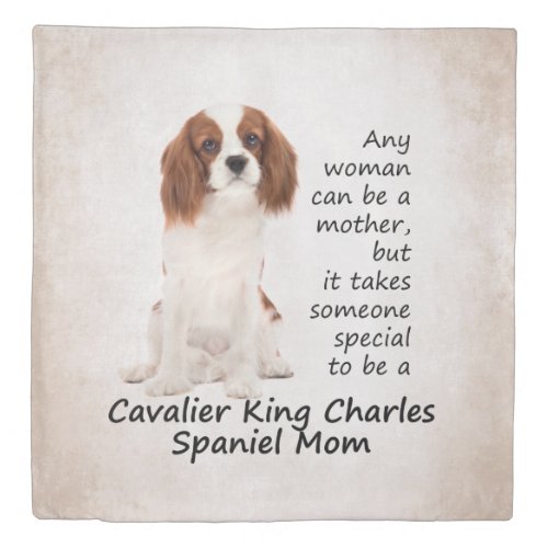 Spaniel Mom Duvet Cover