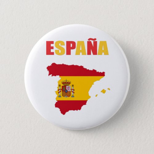 Spanien Fan Design Button