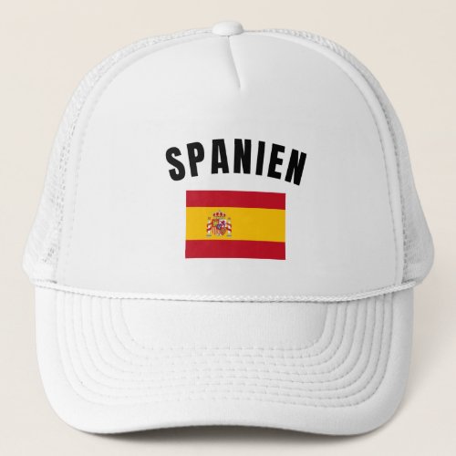 Spanien Flag Soccer Football Team T_Shirt Trucker Hat