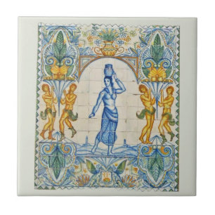 Spanish 20th Century Barcelona Ceramic Tile