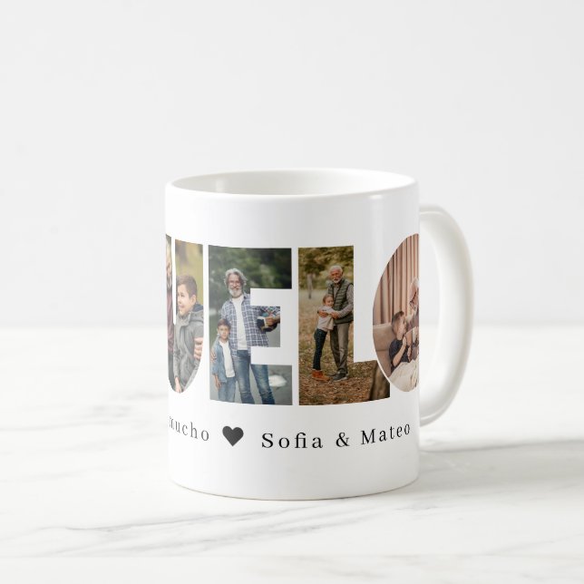 Spanish Abuelo Photo Collage for Father's Day Coffee Mug | Zazzle