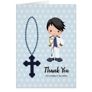 Spanish Admiral First Communion boy Cards
