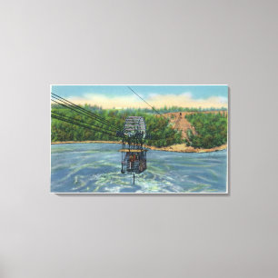 Spanish Aerocar over Whirlpool of Niagara Canvas Print