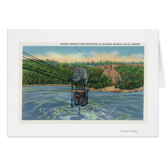 Spanish Aerocar over Whirlpool of Niagara Cards (Front Horizontal)