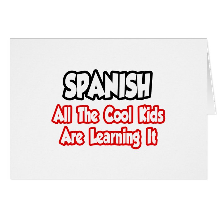 SpanishAll The Cool Kids Cards