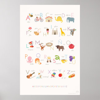 Spanish Alphabet Poster