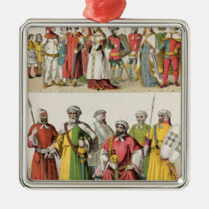 Spanish and Moorish Dress Metal Ornament