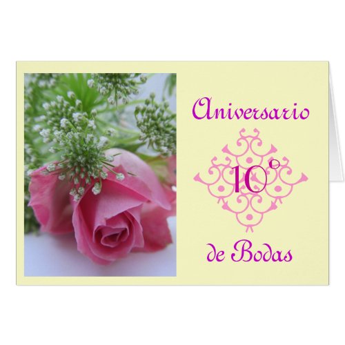 Spanish aniversario de Bodas wedding annivesary