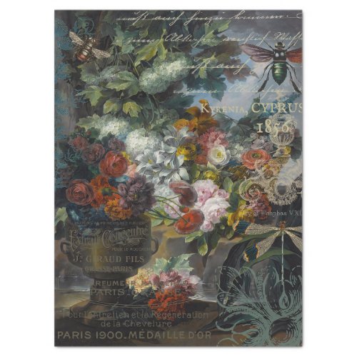 SPANISH APOTHECARY STILL LIFE FLORAL TISSUE PAPER