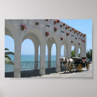 Spanish Arches & Carriage Poster