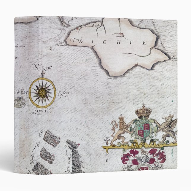 SPANISH ARMADA, 1588 2 3 RING BINDER (Front/Spine)