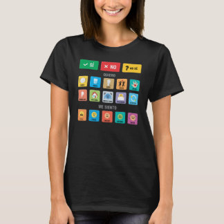 Spanish Autism AAC Pointing Communication 02 T-Shirt