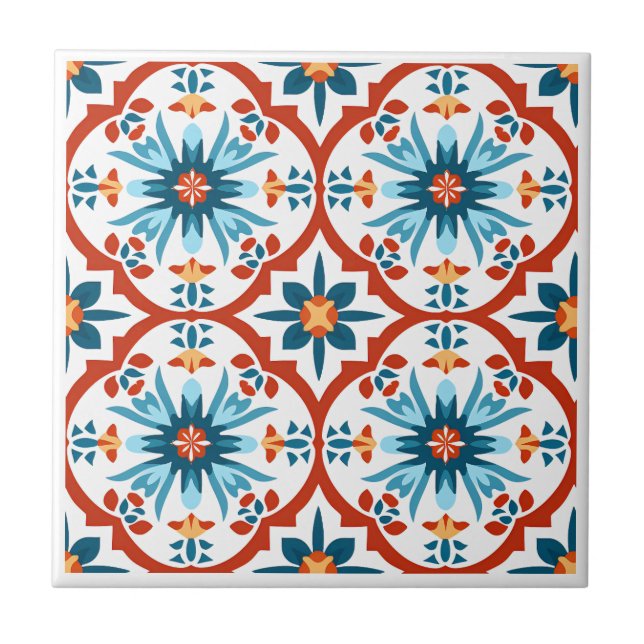 Spanish Azulejos style ceramic tiles (Front)