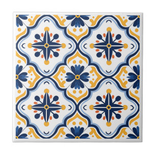 Spanish Azulejos style ceramic tiles