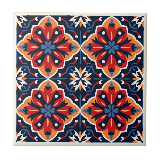Spanish Azulejos style ceramic tiles (Front)