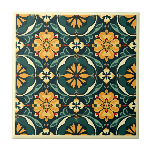 Spanish Azulejos style ceramic tiles (Front)