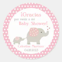 Recuerdos Baby Shower para Niño Classic Round Sticker