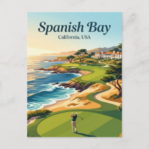 Spanish Bay USA Postcard