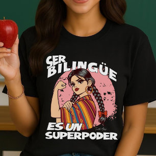 Spanish Bilingual Teacher ESL Maestra Bilingüe T-Shirt