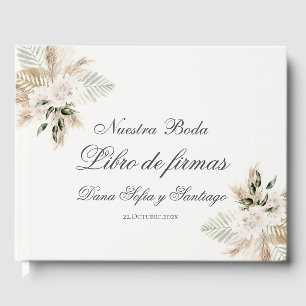 Spanish Boho Wedding  Guest Book