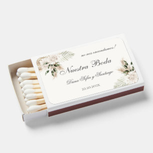 Spanish Boho Wedding Matchboxes