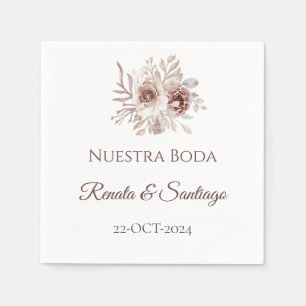 Spanish Boho Wedding Napkins
