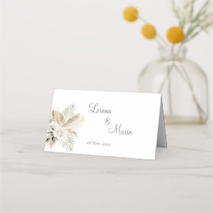 Spanish Boho Wedding Place Card