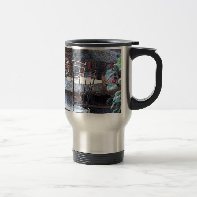 Spanish Cactus Still Life Travel Mug (Right)