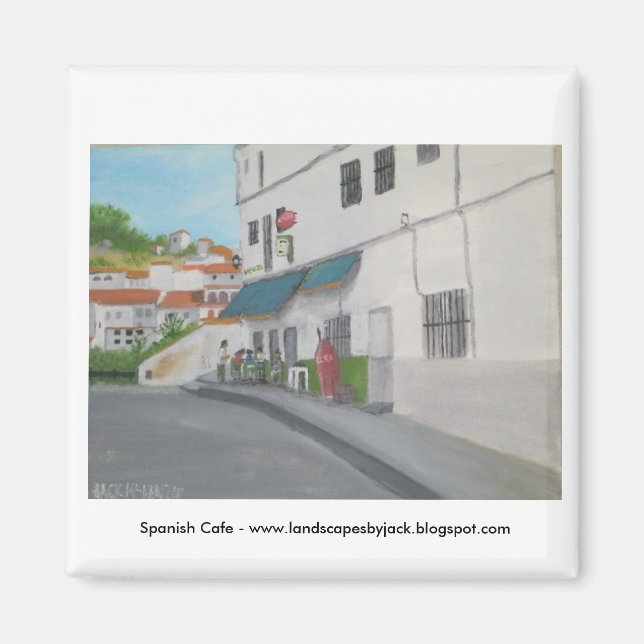 Spanish Cafe - Andalucia - Gaucin Magnet (Front)
