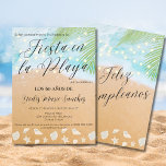 Spanish Chic Beach Sand Lights 60th Birthday Party Invitation<br><div class="desc">Organiza una Celebración de Cumpleaños en la Playa Inolvidable con Nuestra Elegante Invitación de 60 Años en Español Haz que tu fiesta de cumpleaños en la playa sea inolvidable con nuestra invitación elegante y sofisticada para el 60º cumpleaños en español. Este diseño refinado presenta una escena costera pintoresca con arena...</div>
