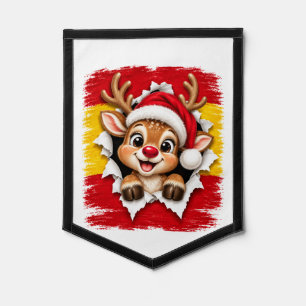 Spanish Christmas Reindeer Pennant