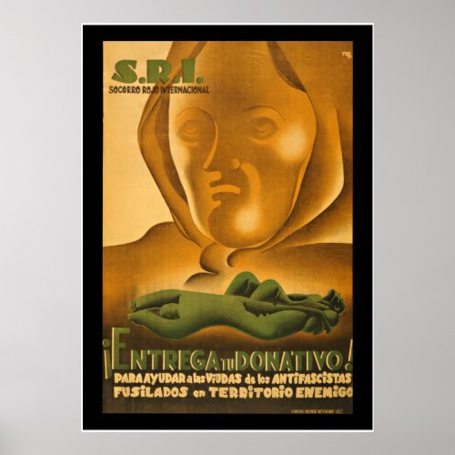 Spanish Civil War Propaganda Aid Poster