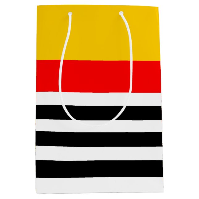 Spanish Classic Stripe medium Gift Bag (Front)