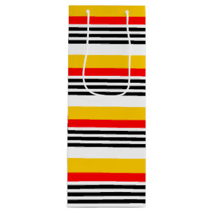 Spanish Classic Stripe Multi wine Gift Bag