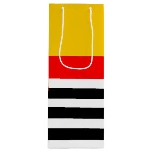 Spanish Classic Stripe wine Gift Bag