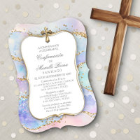 Spanish Confirmation Girls' Invitation